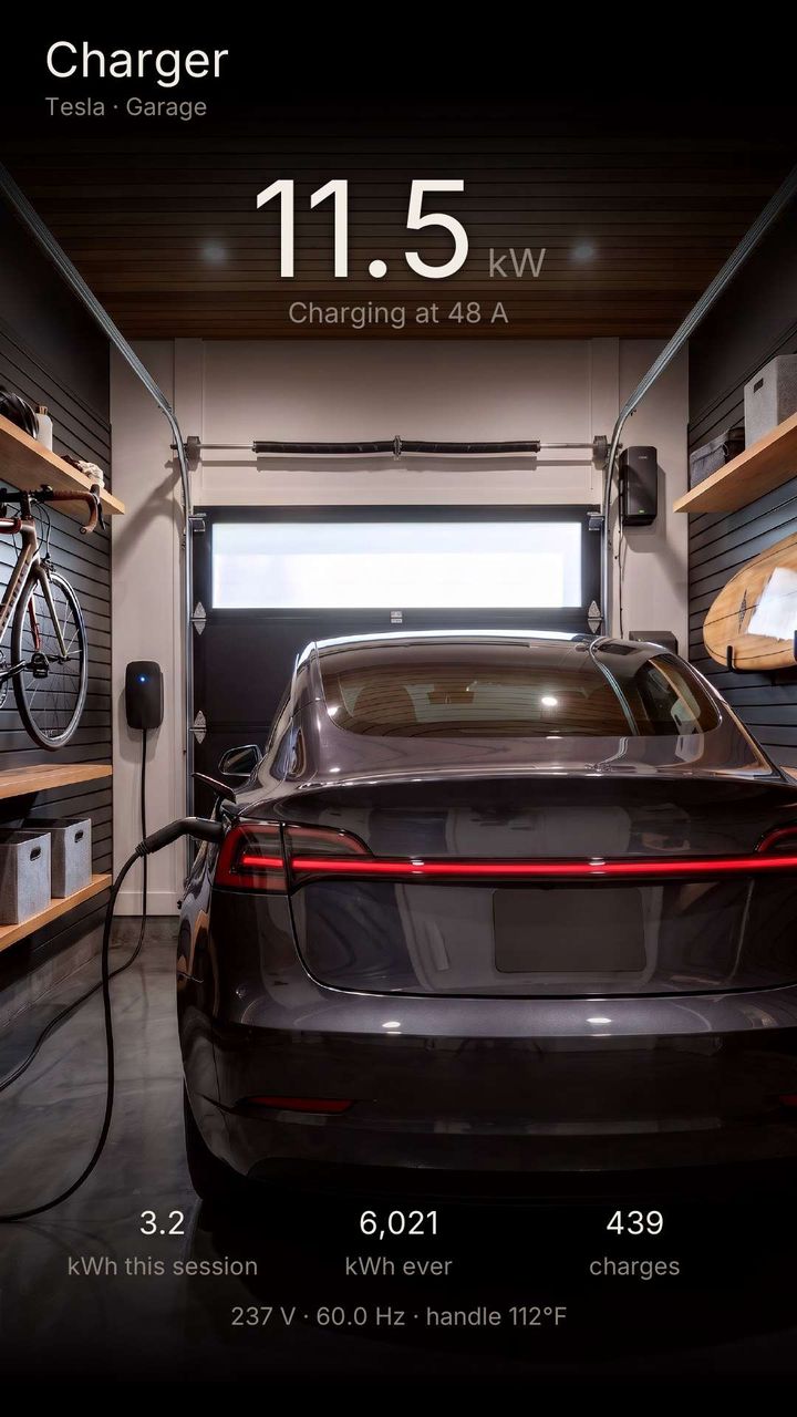 EV charger page